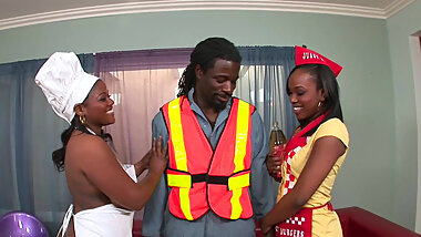 Stacy and Tony are fucking with big black dick