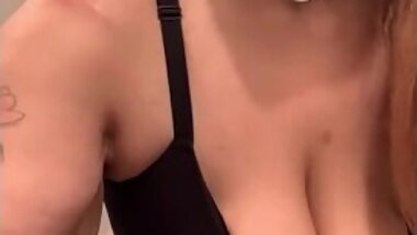 Beautiful Goddess Doing Makeup in Bra & Panties