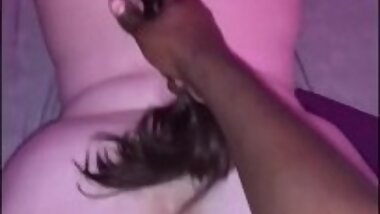 BBC Riding his anal slut while her big ass bounces all over his cock.