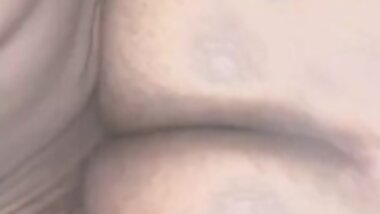 Just before his wife caught us