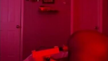 Lonely lesbians fucks herself