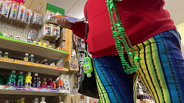 Bbw black granny leggings bending sexy belly I want to cum