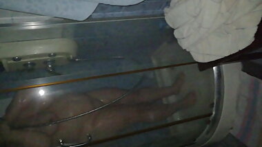 wife big tits in shower