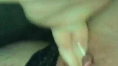 Load moans while I finger my wet pussy