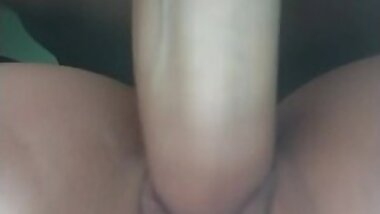 fucked girlfriend doggy style, close up