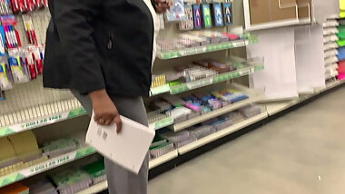 Black granny sexy big booty bending did not mind