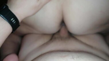 Chubby Mature Reverse Cowgirl