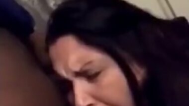 Old freak fucks my dick with her throat