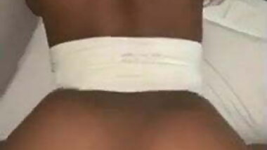 Big ebony booty backshot