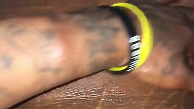 Big bbw booty oiled up (POV)