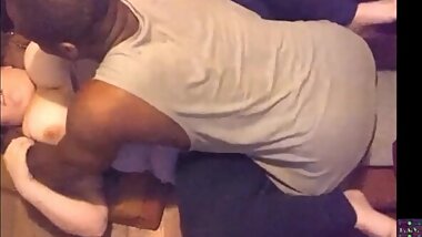 Clothed Chubby Chick with Big Tits Gets Plowed in Missionary (Low Quality Top View Video)