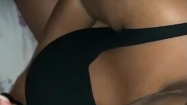 Getting My Big Tits Wet While Deepthroating