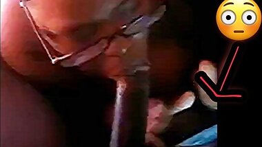 Thot texting her boyfriend while swallowing my cum