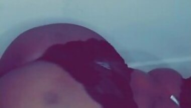 Thicc ebony with fat ass shaking it on snapchat