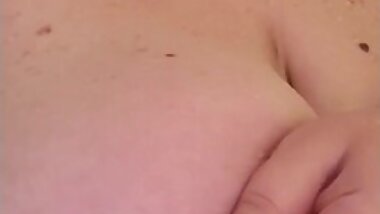 Daisybear in the shower