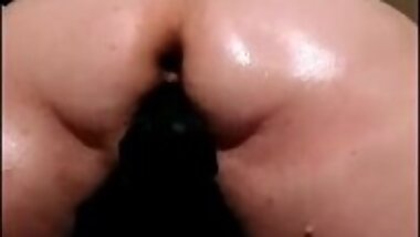 Big Booty BBW Wants Your Load, Big Dildo Riding