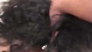 Cute BBW Sucks Dick in a School Bathroom POV