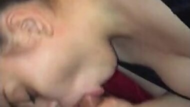 Practicing Sucking Cock