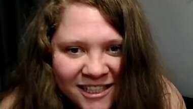 Chubby bbw reverse cowgirl pillow fuck