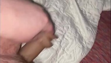 Fat girl loves her dildo