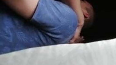 Stepmom makes love with her son in front of his girlfriend