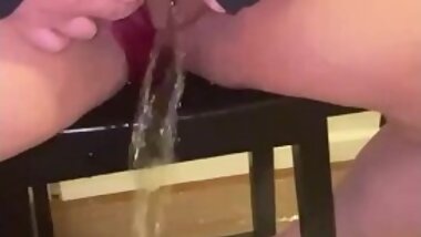 Daddy Made Me Hold My Piss For 15 Hours But I Couldn't Hold It Any Longer