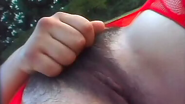 Chubby lingerie girl taken by a dick