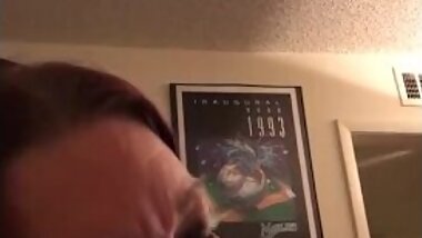 39 YEAR OLD BBW SUCKING MY SMALL 54 YEAR OLD COCK