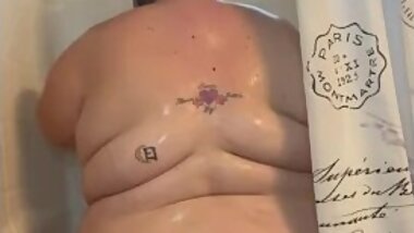 Spying on your little slut showering