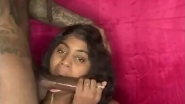 Extreme blow job in studio