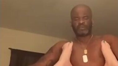 Interracial BBW On BBC Rough Fucking Frontal View