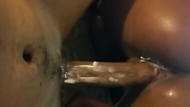 this Army hoe got some CREAMY PUSSY! Nutted in her!