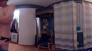 Stasha Jones and TheDecay, first onscreen cocksucking and tit fucking in 360