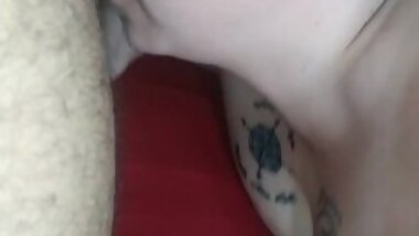 Goth Sub Gives Blowjob, Ball Sucking And Ass Licking