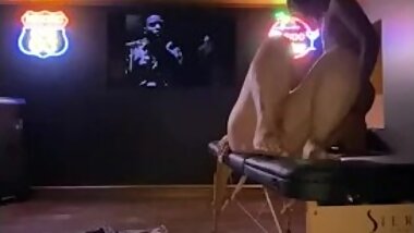 BBC Stud gives Mexican BBW a happy ending to her massage