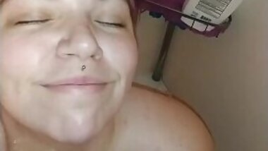Bbw Goth Girl Gets A Face Full Of Piss