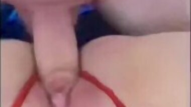 BBW spanked fucked and creampied