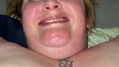 BBW Whore Cums for Daddy