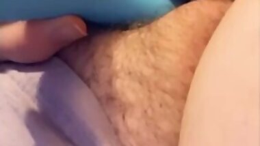 BBW solo play vibrator and dildo