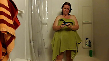 Chubby in the Shower