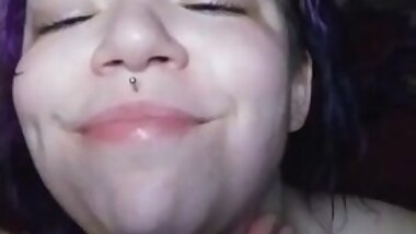 Facefucking Bbw Goth Slave After Golden Shower