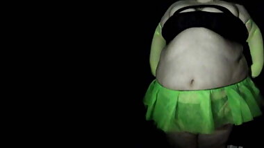 SSBBW Strip Big belly