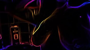 Sexy teen massaging big tits and nipples in the shower!