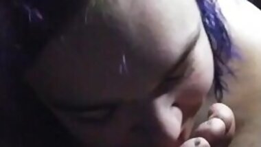 Goth Kitten Loves Licking My Feet