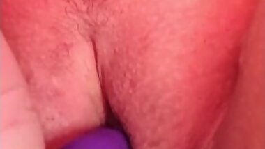 Close up playing with my pussy