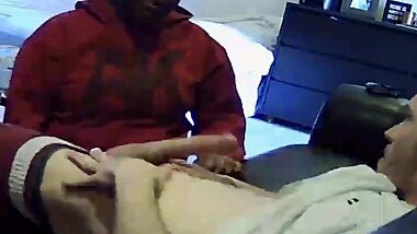 BBW, with a big white dick. Fat ass. Blow job, deep throat