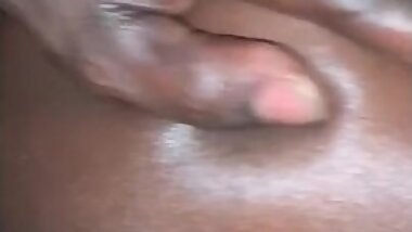 Fat ass chocolate bbw gets back stroked early in the morning!