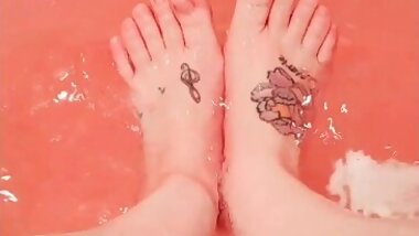 Getting my little feet wet