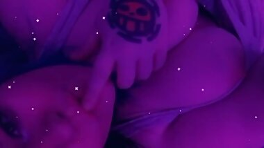 Naughty MILF hiding to tease herself