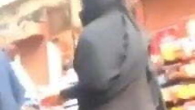 Monqaba without underwear in the street